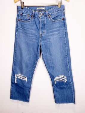 Levi’s Wedgie Straight Cropped Jeans